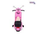 [PX150] Skuter Vespa na akumulator 12V/4.5Ah 2x25W EVA ekoskóra kluczyki - różowy