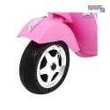 [PX150] Skuter Vespa na akumulator 12V/4.5Ah 2x25W EVA ekoskóra kluczyki - różowy