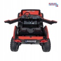 [SX1929] Buggy Clash STRONG 4x4 (2x300W + 2x35W) 24V/14Ah 16km/h EVA pilot ekoskóra - czerwony