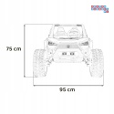 [SX1929] Buggy Clash STRONG 4x4 (2x300W + 2x35W) 24V/14Ah 16km/h EVA pilot ekoskóra - czerwony