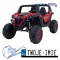 [XMX-603B] Duży Buggy SUPERSTAR UTV-MX 2000N dwuosobowy, wersja 300W 4x75W, 24V/9Ah pilot, pokrowiec, LED, MP3 - czerwony