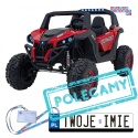 [XMX-603B] Duży Buggy SUPERSTAR UTV-MX 2000N dwuosobowy, wersja 300W 4x75W, 24V/9Ah pilot, pokrowiec, LED, MP3 - czerwony