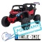 [CA003] Mocny Maverick ATV CAN-AM Buggy 4X200W 24V/10Ah EVA, pokrowiec, pilot LED, MP3, BT - czerwony