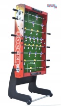 [F48056 RED] Stół do gry piłkarzyki solidny duży składany 121cm