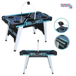 [H1505] Stół do gry CYMBERGAJ AIR HOCKEY z dmuchawą i licznikiem 138 x 69 cm