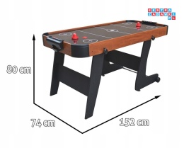 [H1508] Duży stół do gry CYMBERGAJ AIR-HOCKEJ 152x74x80 cm