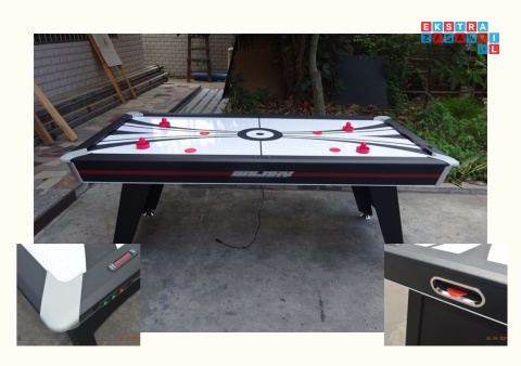 [H1512] Stół do gry CYMBERGAJ AIR HOCKEY z dmuchawą i licznikiem elektronicznym
