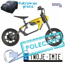 [HG1020489] Motocykl Hyper GoGo R8 do 75 kg na akumulator 500W 36V/5,2Ah off-road Enduro Cross 20km/h 6-14 lat
