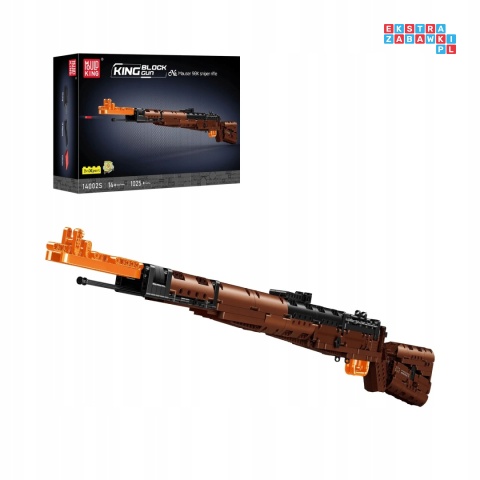 [14002S] Klocki 1117 el. Karabin snajperski zestaw klocków Mauser 98K klocki technic Mould King