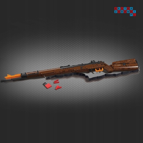 [14002S] Klocki 1117 el. Karabin snajperski zestaw klocków Mauser 98K klocki technic Mould King