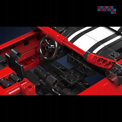 [15080S] Klocki 763 el. Auto technic Challenger American Muscle Car Mould King