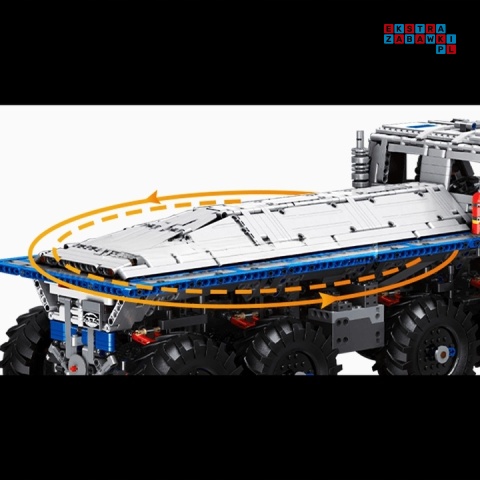 [13144] Klocki 3647 el. Ciężarówka technic zdalnie sterowana RC Mould King