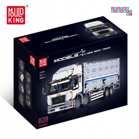 [13139] Klocki 4166 el. Ciężarówka zdalnie sterowana cargo Mould King