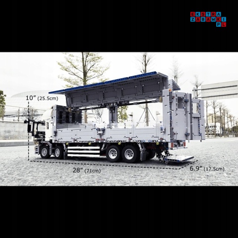 [13139] Klocki 4166 el. Ciężarówka zdalnie sterowana cargo Mould King