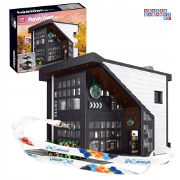 [16036] Klocki 2728 el. Kawiarnia modern coffee shop z podświetleniem LED Mould King