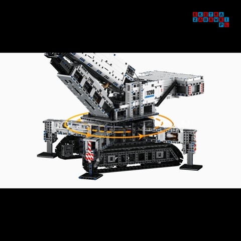 [17002] Klocki 4000 el. Konstrukcyjne duży zestaw dźwig budowlany zdalnie sterowany RC Mould King