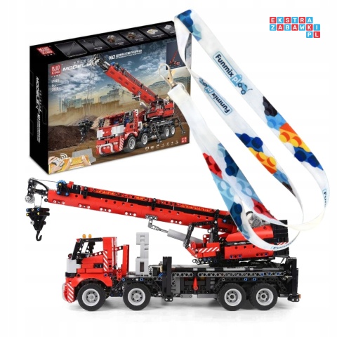 [17003] Klocki 2828 el. Konstrukcyjne duży żuraw budowlany zdalnie sterowany Mould King