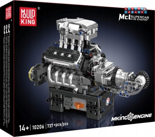 [10206] Klocki 737 el. Konstrukcyjne model silnika engine Mould King [S]