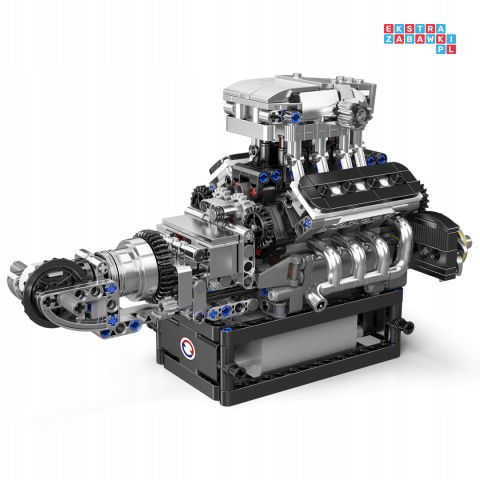 [10206] Klocki 737 el. Konstrukcyjne model silnika engine Mould King