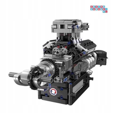 [10206] Klocki 737 el. Konstrukcyjne model silnika engine Mould King