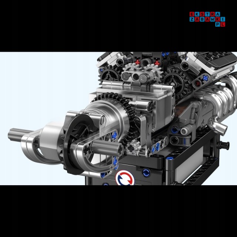 [10206] Klocki 737 el. Konstrukcyjne model silnika engine Mould King