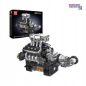 [10206] Klocki 737 el. Konstrukcyjne model silnika engine Mould King