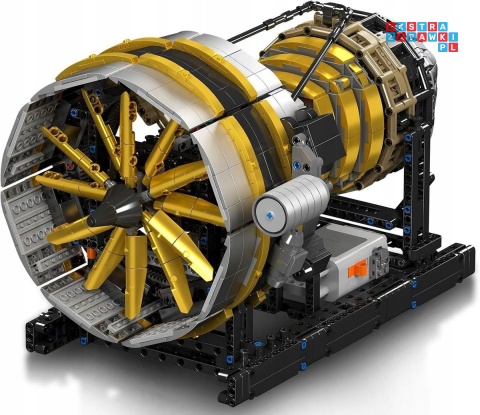 [10141] Klocki 2256 el. Konstrukcyjne silnik samolotowy Aircraft Engine Mould King