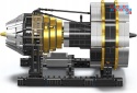 [10141] Klocki 2256 el. Konstrukcyjne silnik samolotowy Aircraft Engine Mould King