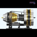 [10141] Klocki 2256 el. Konstrukcyjne silnik samolotowy Aircraft Engine Mould King