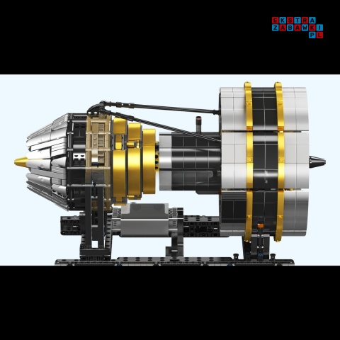 [10141] Klocki 2256 el. Konstrukcyjne silnik samolotowy Aircraft Engine Mould King