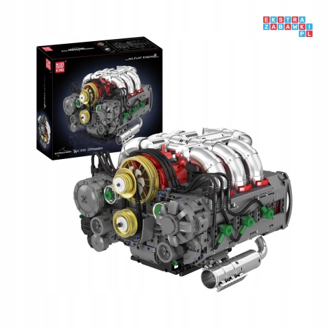 [10181] Klocki 2375 el. Konstrukcyjne silnik Flat-Six typu Boxer Mould King