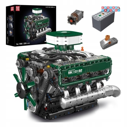 [10182] Klocki 2250 el. silnik od czołgu tank Technic Mould King