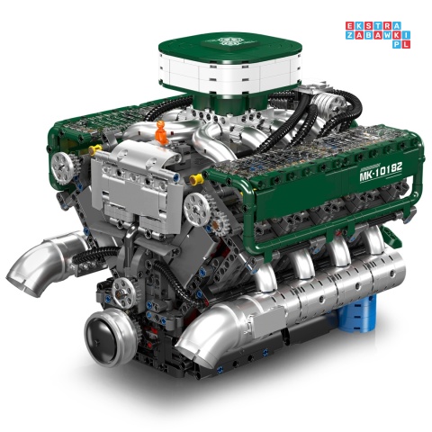 [10182] Klocki 2250 el. Konstrukcyjne silnik od czołgu tank Mould King