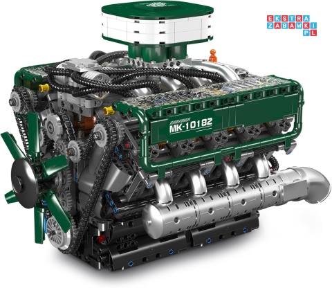 [10182] Klocki 2250 el. Konstrukcyjne silnik od czołgu tank Mould King