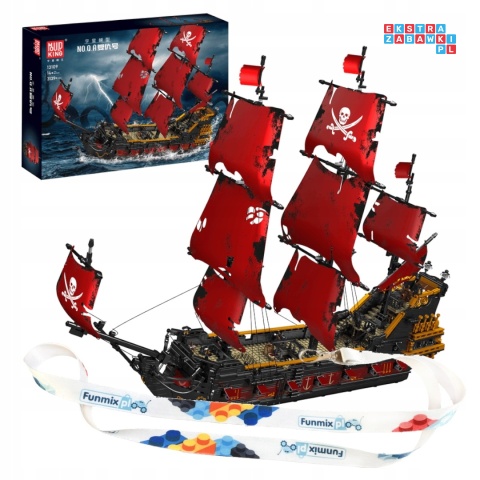 [13109] Klocki 3139 el. Konstrukcyjne statek piracki królowej Mould King