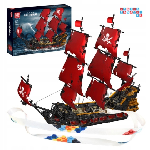 [13109] Klocki 3139 el. Konstrukcyjne statek piracki królowej Mould King