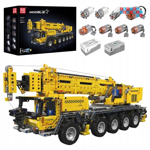 [17047] Klocki 2688 el. Konstrukcyjne technic ciężarówka auto Mould King