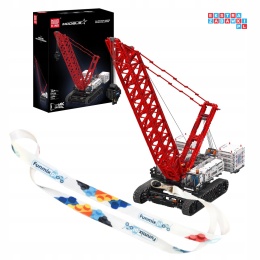 [17046] Klocki 4494 el. Konstrukcyjne technic dźwig gąsienicowy Mould King