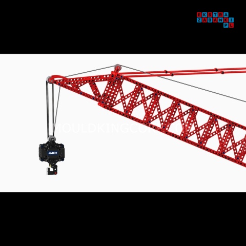[17046] Klocki 4494 el. Konstrukcyjne technic dźwig gąsienicowy Mould King
