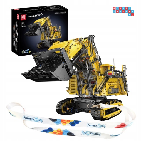 [17070] Klocki 4767 el. Konstrukcyjne technic koparka budowlana Mould King