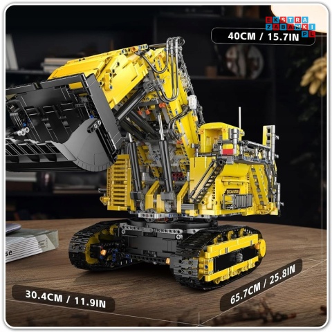 [17070] Klocki 4767 el. Konstrukcyjne technic koparka budowlana Mould King