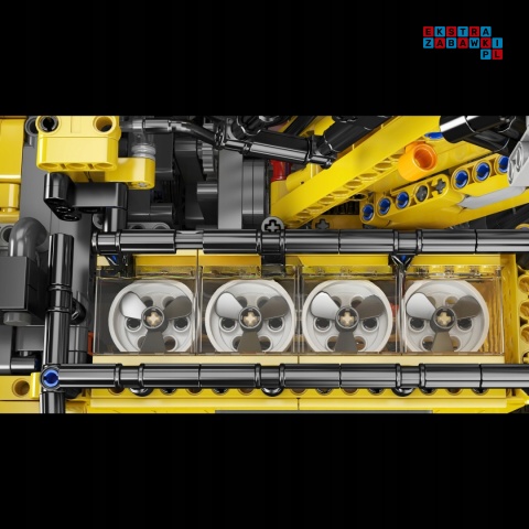 [17070] Klocki 4767 el. Konstrukcyjne technic koparka budowlana Mould King