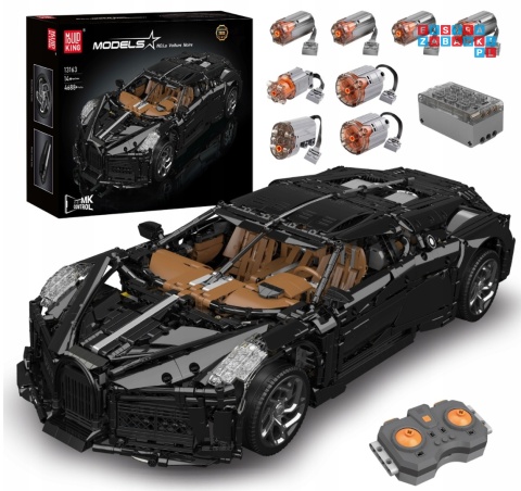 [13163] Klocki 4800 el. Konstrukcyjne auto pojazd sportowy R/C Mould King