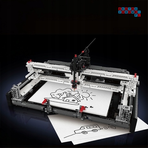 [13181] Klocki 3088 el. Konstrukcyjne maszyna do rysowania pisania Mould King