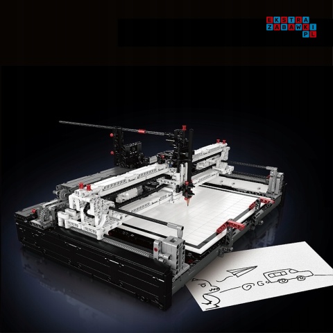 [13181] Klocki 3088 el. Konstrukcyjne maszyna do rysowania pisania Mould King