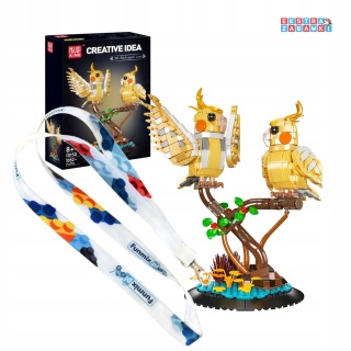 [10150] Klocki 1052 el. Papugi Nimfy konstrukcyjne Mould King [S]