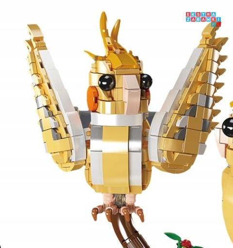 [10150] Klocki 1052 el. Papugi Nimfy konstrukcyjne Mould King