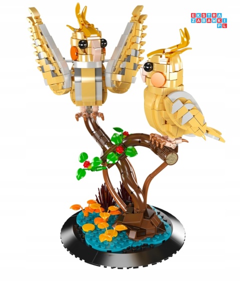 [10150] Klocki 1052 el. Papugi Nimfy konstrukcyjne Mould King