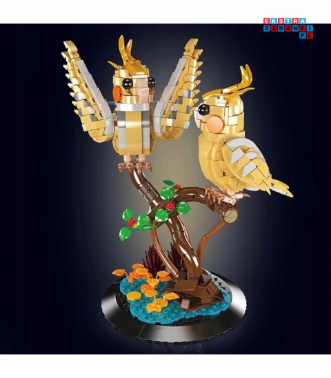 [10150] Klocki 1052 el. Papugi Nimfy konstrukcyjne Mould King