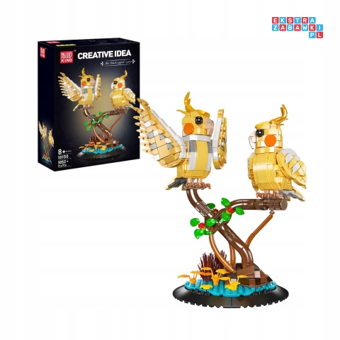 [10150] Klocki 1052 el. Papugi Nimfy konstrukcyjne Mould King